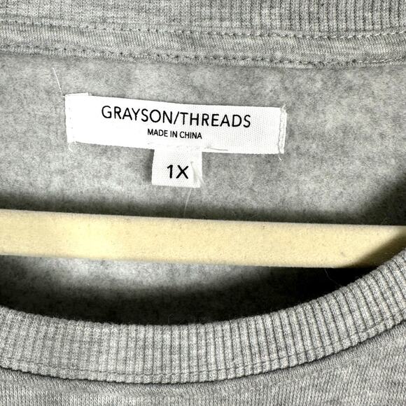 Grayson Threads Rockin’ Around the Christmas Tree Sweatshirt Size 1X - Picture 4 of 5